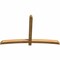 Ekena Millwork Bellingham Rough Sawn Timber Gable Bracket, Western Red Cedar, 84"W x 53"H x 4"D x 4"F, 15/12 Pitch GBW084X53X0404BEL00RWR - alternate 2